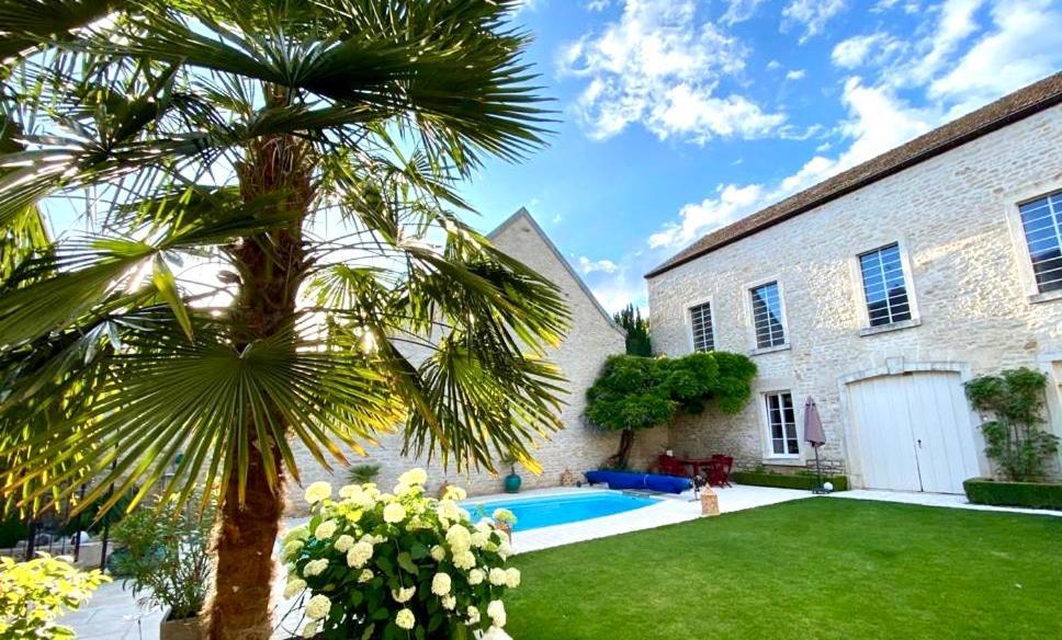 "Le Jardin" Chambre De Charme, Piscine A Meursault Luaran gambar