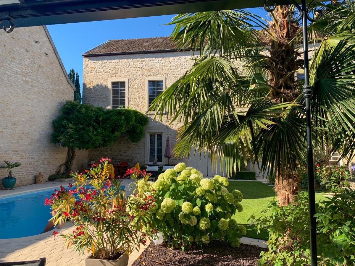 "Le Jardin" Chambre De Charme, Piscine A Meursault Luaran gambar